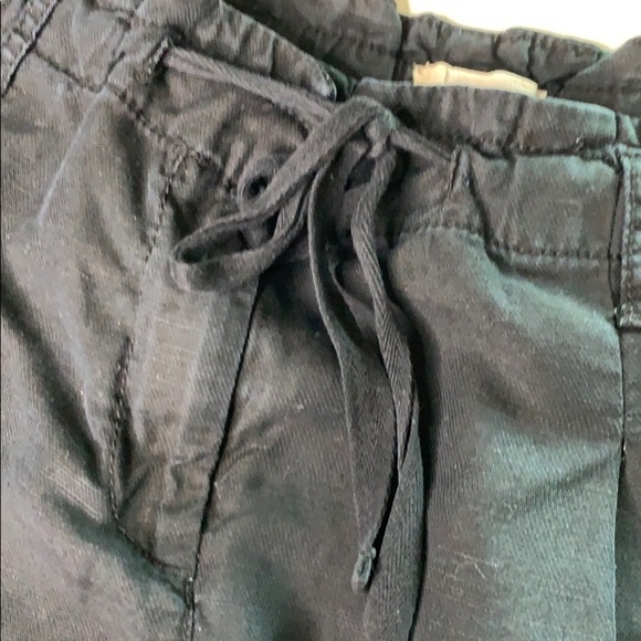 Lou & Grey Classic Black Drawstring casual lounge west Short small - Picture 3 of 10